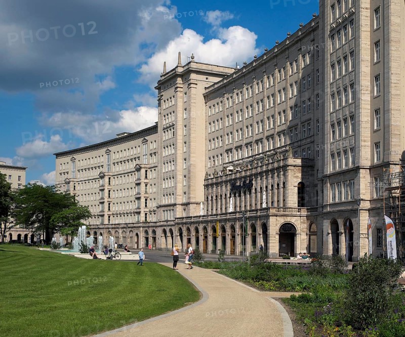 Building on a ring road built in the style of Socialist Classicism