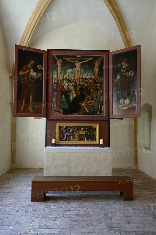 Cranach altar in the Merseburg royal chapel