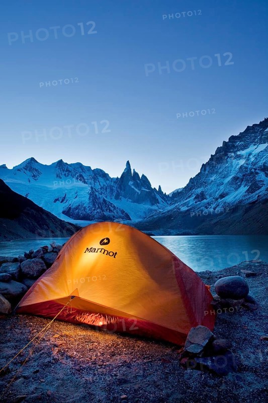 Tent at Lago Torre