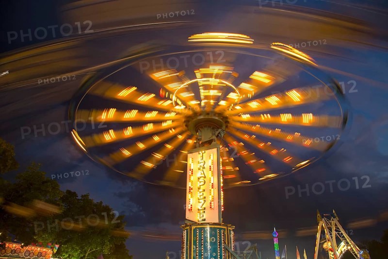 The Trapeze chair swing ride at the Columbia County Fair
