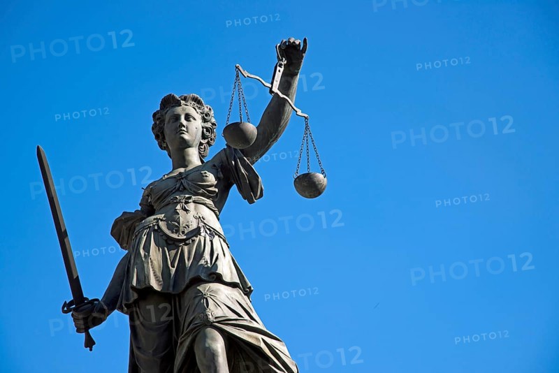 Justice with scales