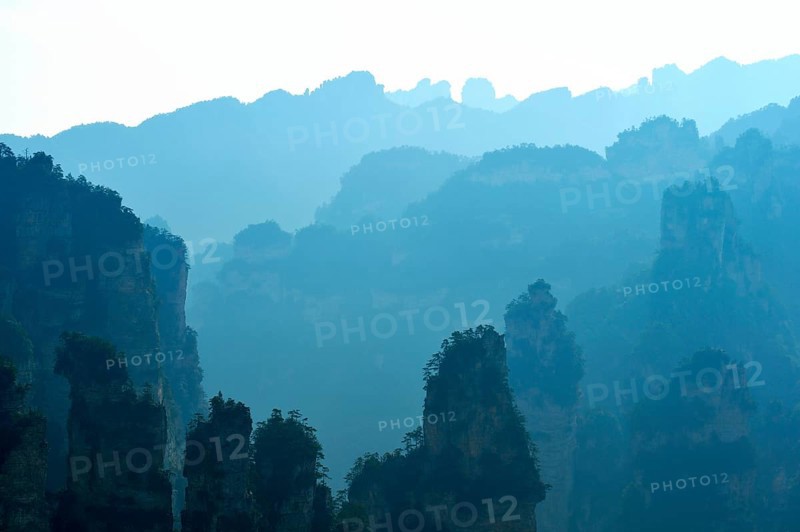 Silhouette of the 'Avatar' mountains