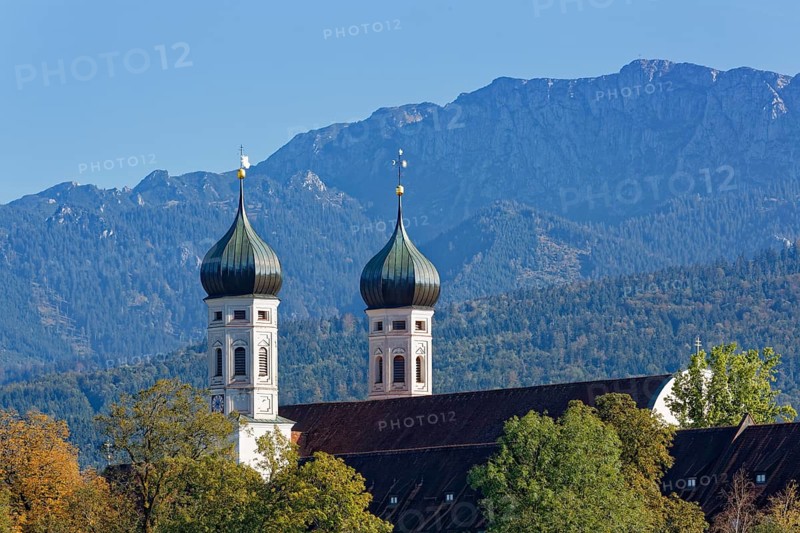 Benediktbeuern Abbey and Benediktenwand