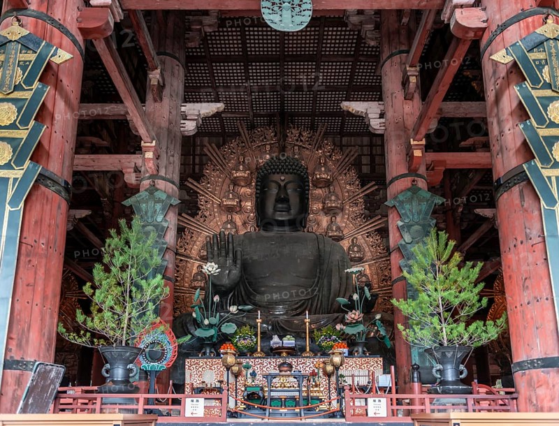 Big Buddha Statue in Todaiji Temple