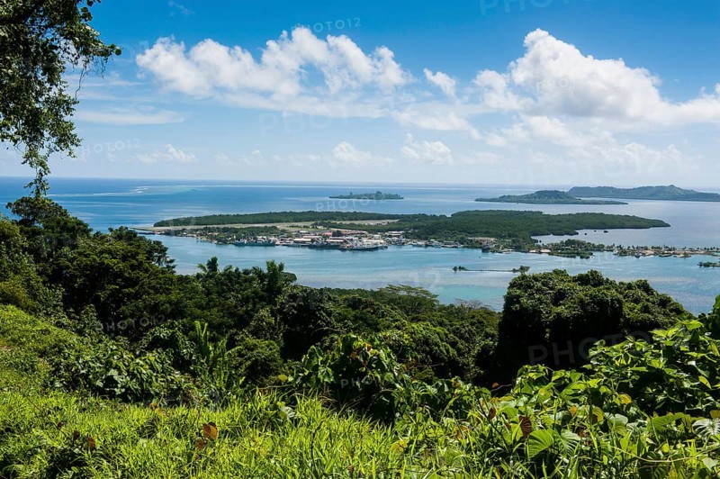 Overlooking the island of Pohnpei