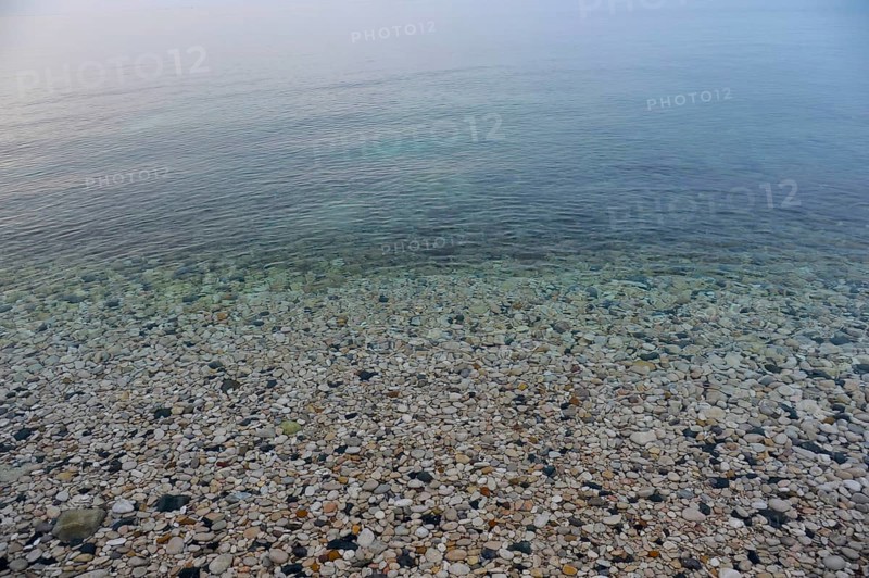 Pebbles on the beach of La Olla in Altea