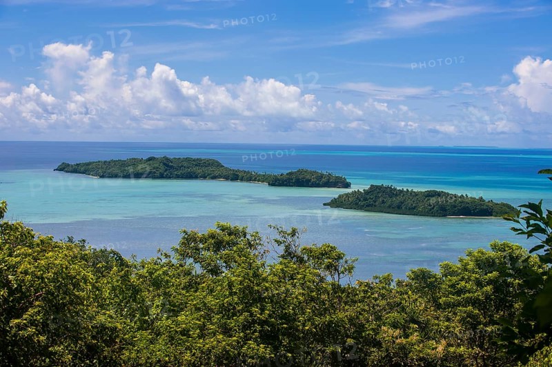 View over Babeldaob island and some islets