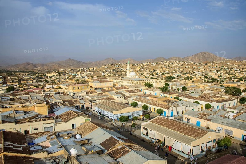 Overlooking the town of Keren in the highlands