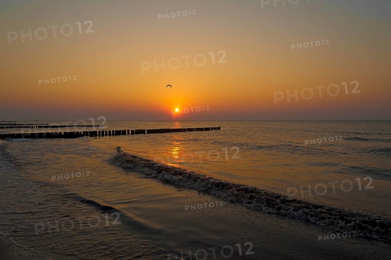 Evening sun on the Baltic Sea