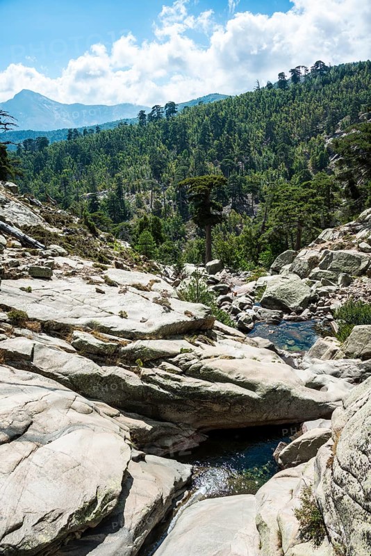 Pools in the river Golo
