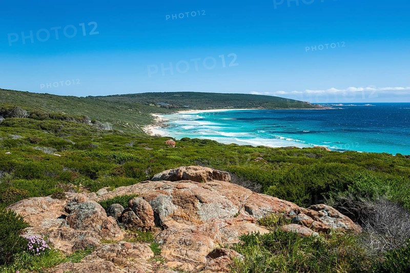 White sand beach and turquoise water