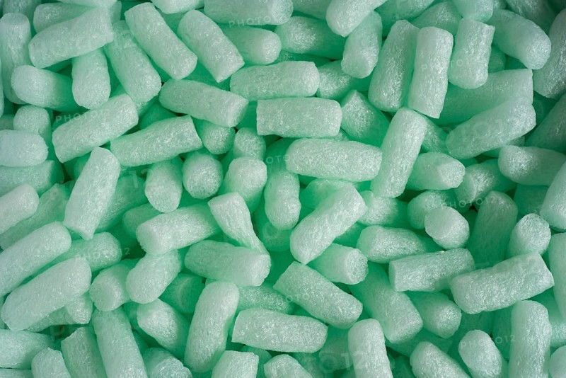 Packing material made of styrofoam for break-proof packaging