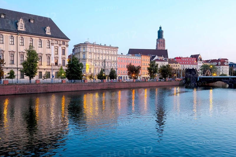 Evening atmosphere on the Oder River
