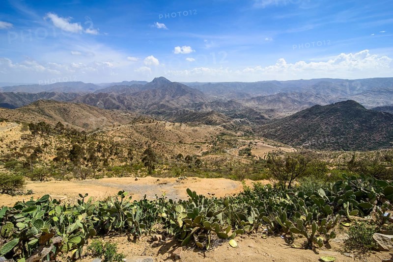 Mountain scenery along the road from Massawa to Asmarra