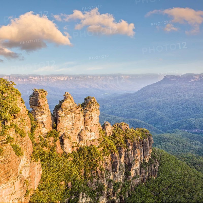 Three Sisters rock formation at Katoomba in the Blue Mountains