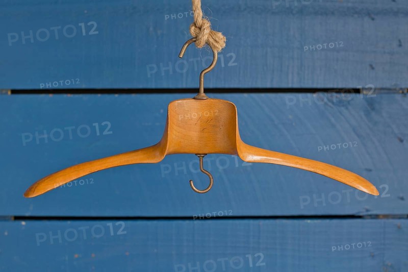 Wooden clothes hanger