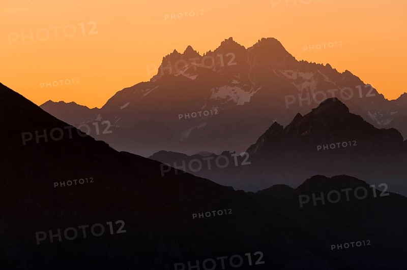 Sunrise above the Silvretta