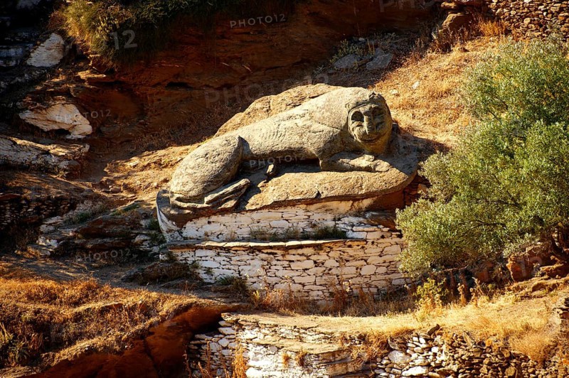 The ancient Lion of Kea
