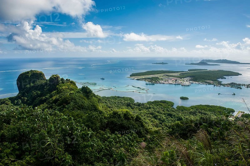 Overlooking the island of Pohnpei and Sokehs rock