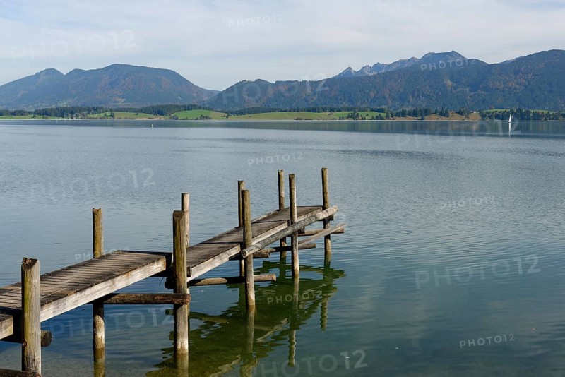 Jetty on Forggensee Lake
