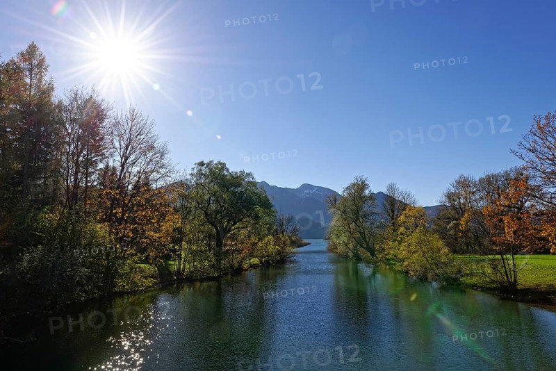 Loisach river flows out of Lake Kochel or Kochelsee Lake