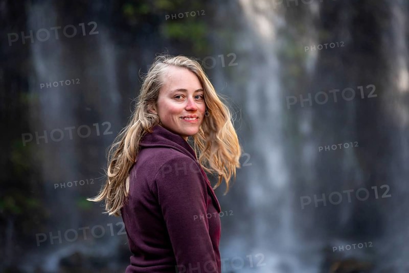 Young woman looking into the camera