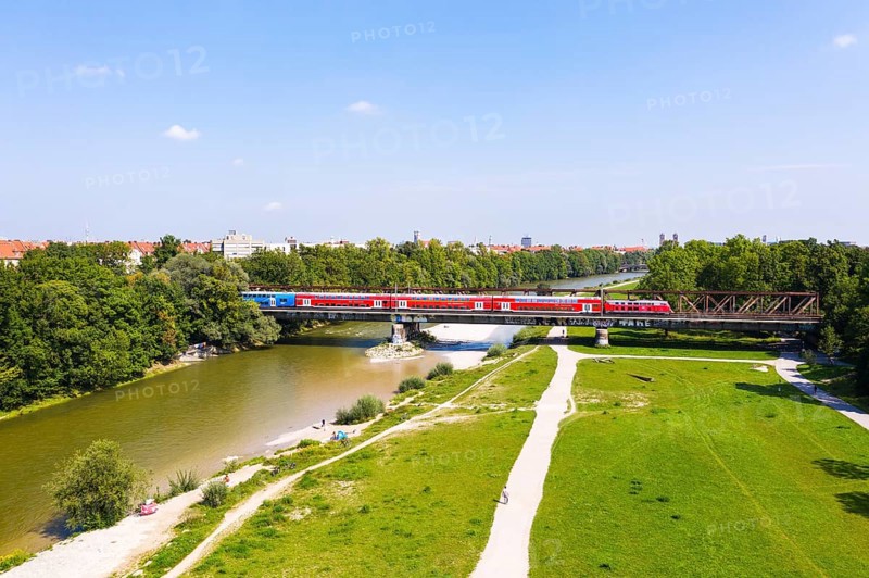 Braunau railway bridge over Isar