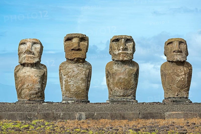 Group of Moai