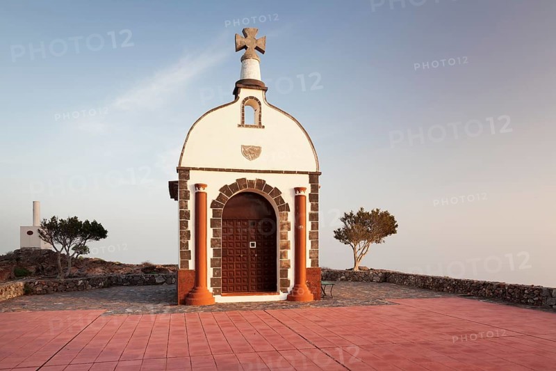 Ermita de San Isidro chapel on Roque Calvario peak