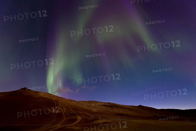 Strong northern lights