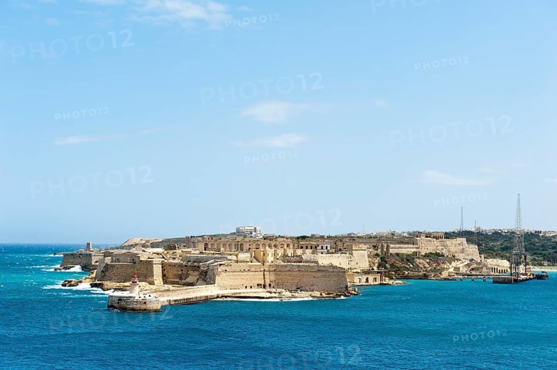 Medieval fortress walls