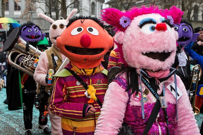 Sesame Street characters with Ernie