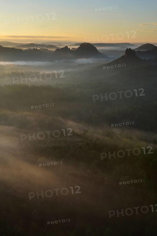 View from Kleiner Winterberg mountain at dawn