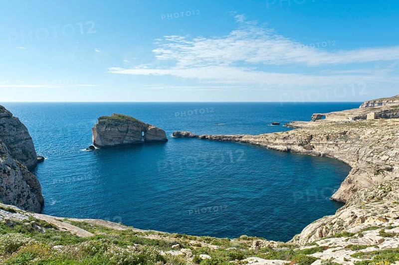 Bay with Fungus Rock and the Azure Window