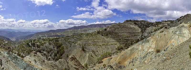 Amiantos Mine was the largest opencast mine in europe for chrysotile or white asbestos