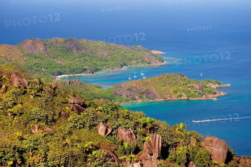 View from the Grand Fond mountain
