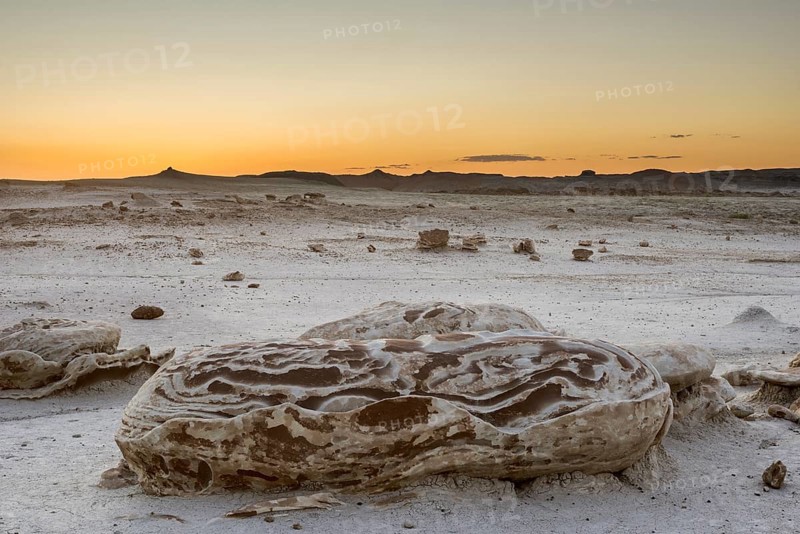 Rock formations in the Bisti Wilderness