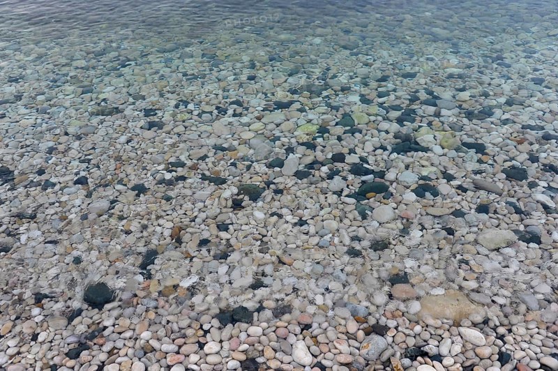 Pebbles on the beach of La Olla in Altea