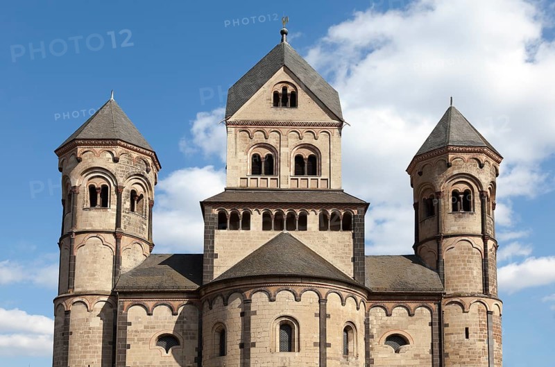 The Romanesque abbey church of Benedictine Maria Laach Abbey