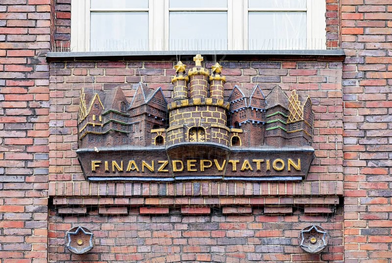 The Ministry of Finance building of the Free and Hanseatic City of Hamburg