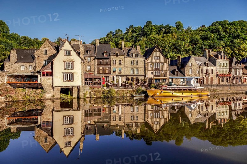 The picturesque medieval port of Dinan