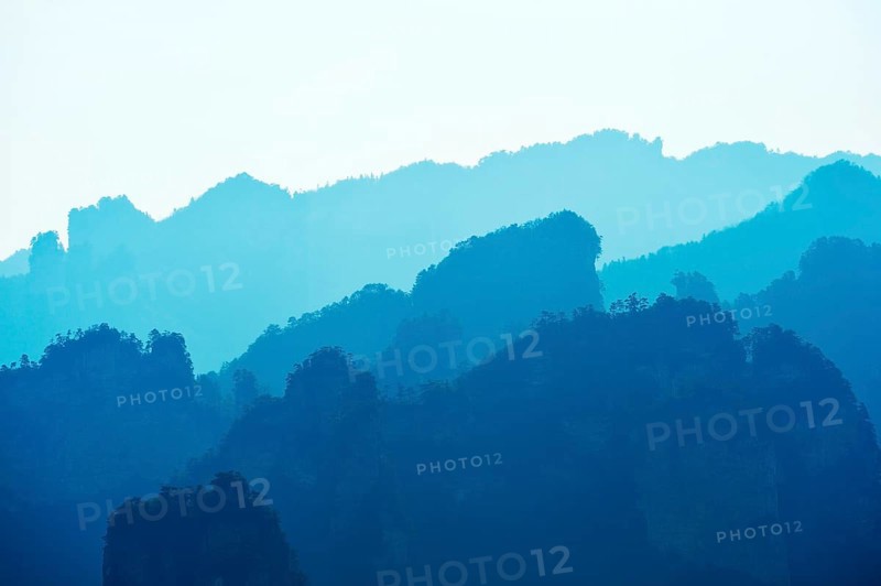 Silhouette of the 'Avatar' mountains