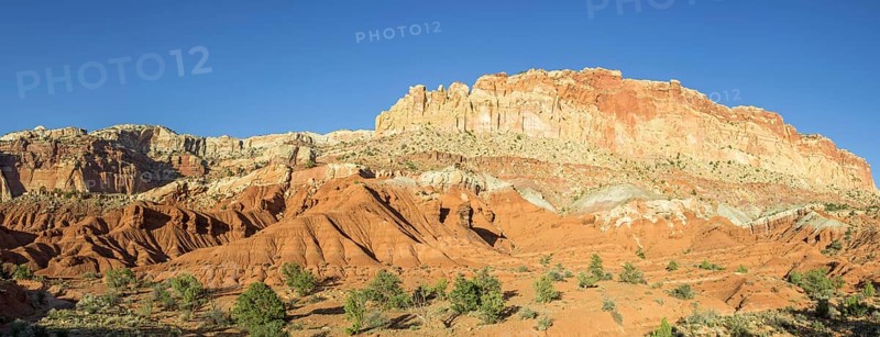 Rocky landscape in Capitol Reef National Park