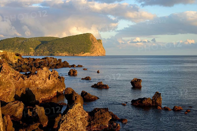 View of Monte Brasil from Sao Mateus de Calheta