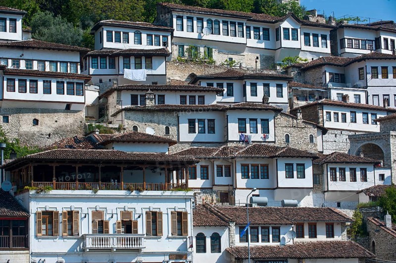 Traditional houses in the Mangalem quarter