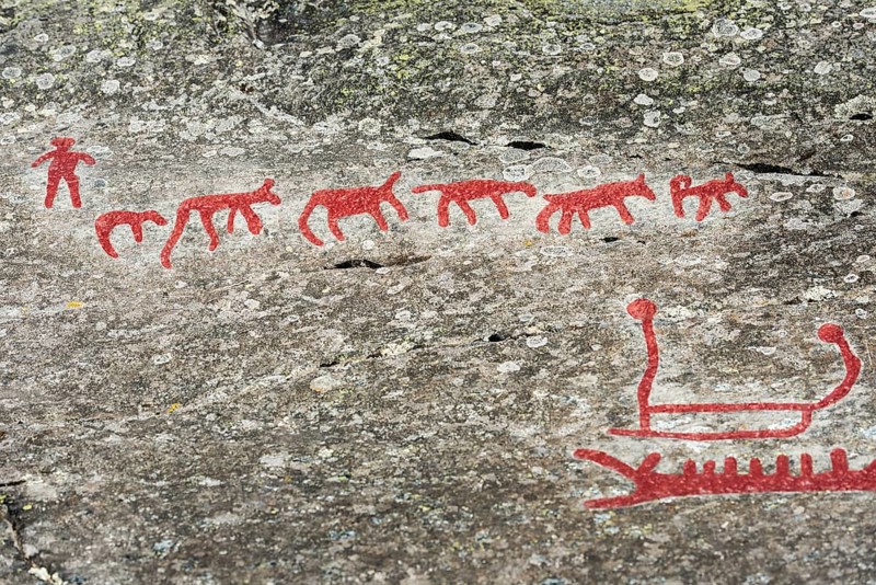 Rock engraving