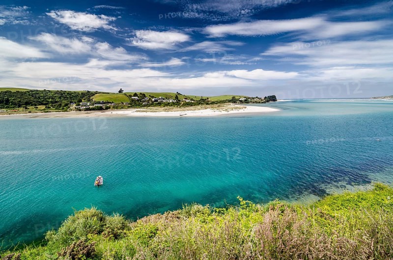 Boat in the bay of Taieri