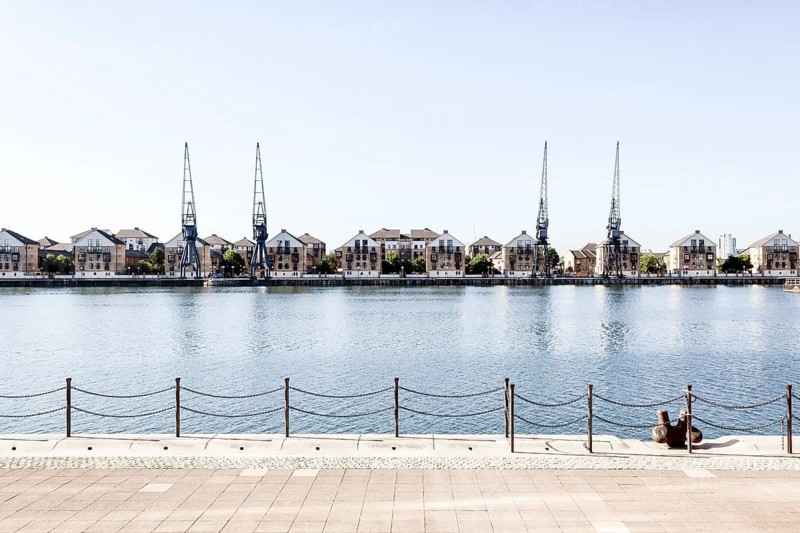 Royal Victoria Dock on the River Thames
