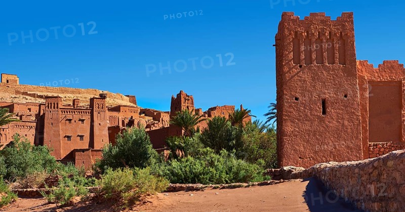Mud buildings of the fortified Berber Ksar of Ait Benhaddou