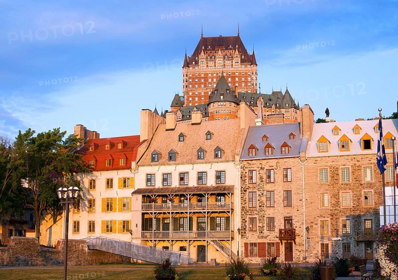 Chateau Frontenac and Lower Town
